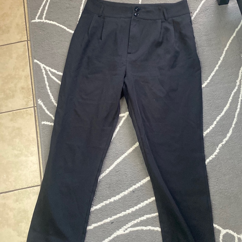 Wide legged dress pants